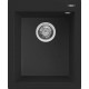 Chiuveta granit Elleci Quadra 100, Black K86, 410 x 500 mm