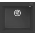 Chiuveta granit Elleci Quadra 105, Antracite G59, 570 x 500 mm