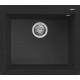 Chiuveta granit Elleci Quadra 105, Black K86, 570 x 500 mm