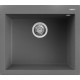 Chiuveta granit Elleci Quadra 105, Concrete K99, 570 x 500 mm