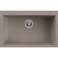 Chiuveta granit Elleci Quadra 130, Dove K89, 790 x 500 mm