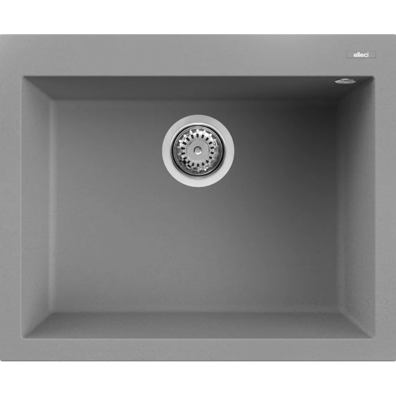 Chiuveta granit Elleci Quadra 110, Cemento G48, 610 x 500 mm