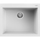 Chiuveta granit Elleci Quadra 110, White K96, 610 x 500 mm
