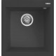 Chiuveta granit Elleci Quadra 102, Antracite G59, 470 x 500 mm