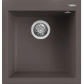 Chiuveta granit Elleci Quadra 102, Cocoa K87, 470 x 500 mm