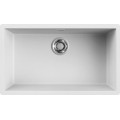 Chiuveta granit Elleci Zen 130, White K96, 756 x 456 mm
