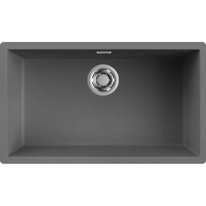 Chiuveta granit Elleci Zen 130, Concrete K99, 756 x 456 mm