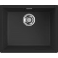 Chiuveta granit Elleci Zen 105, Black K86, 556 x 456 mm