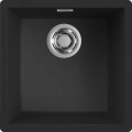 Chiuveta granit Elleci Zen 102, Black K86, 456 x 456 mm