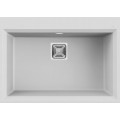 Chiuveta granit Elleci Karisma 120, Bianco G68, 700 x 500 mm