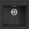 Chiuveta granit Elleci Best 104, Full Black G40, 510 x 510 mm