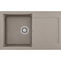 Chiuveta granit Elleci Easy 300, Tortora G43, 790 x 500 mm, cuva reversibila