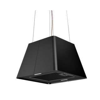 Hota de insula Airforce Gaia Black 450 x 450 mm, putere de absorbtie 600 mc/h, negru