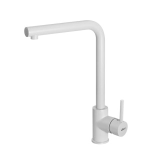 Baterie bucatarie Elleci Trail, Bianco G68, monocomanda, cartus ceramic