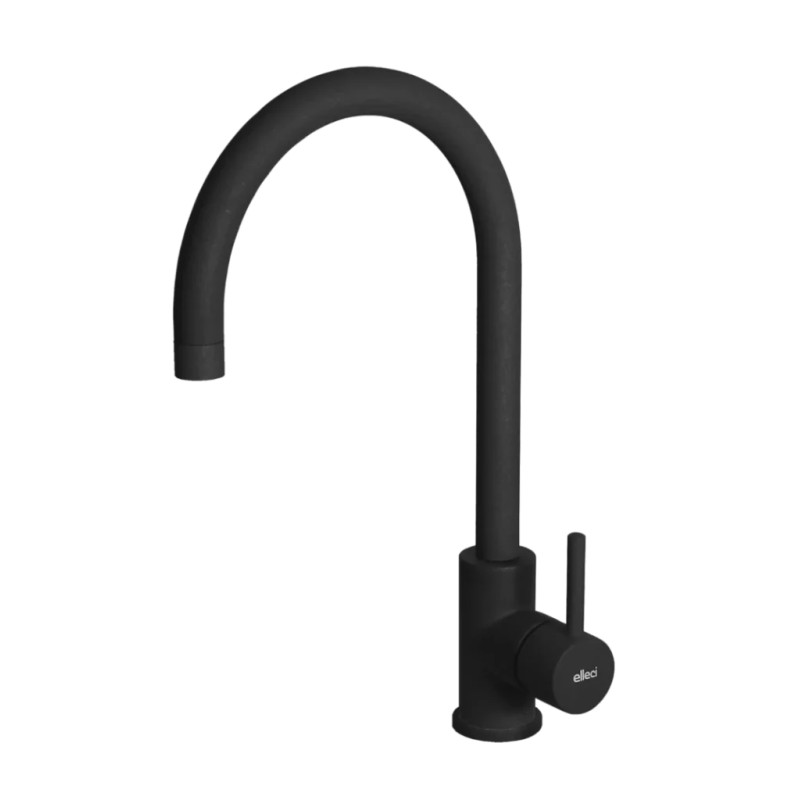 Baterie bucatarie Elleci Cloud, Black K86, monocomanda, cartus ceramic
