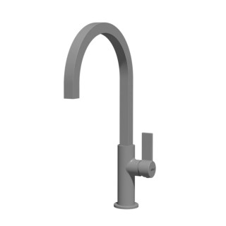 Baterie bucatarie Elleci Bridge, Cemento G48, monocomanda, cartus ceramic