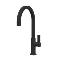 Baterie bucatarie Elleci Bridge, Full Black G40, monocomanda, cartus ceramic