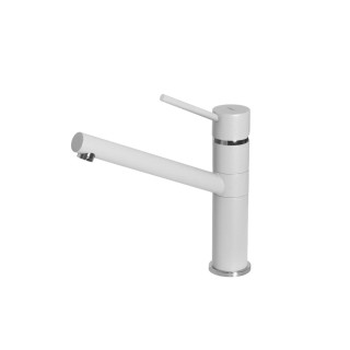 Baterie bucatarie Elleci Sava, Bianco G68, monocomanda, cartus ceramic