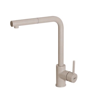 Baterie bucatarie Elleci Trail Plus, Avena G51, monocomanda, cartus ceramic, dus extractibil