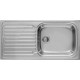 Chiuveta inox Elleci Sky 480 sx, 1000 x 500 mm, satinat, cuva stanga