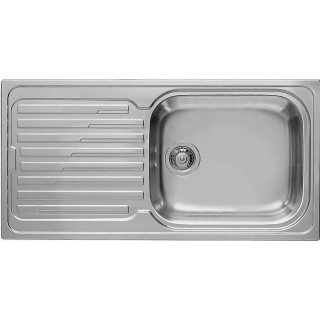 Chiuveta inox Elleci Sky 480 sx, 1000 x 500 mm, satinat, cuva stanga