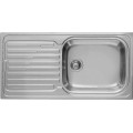 Chiuveta inox Elleci Sky 480 sx, 1000 x 500 mm, satinat, cuva stanga