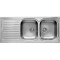 Chiuveta inox Elleci Sky 500 sx, 1160 x 500 mm, satinat, cuve stanga