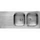 Chiuveta inox Elleci Sky 500 dx, 1160 x 500 mm, satinat, cuve dreapta