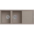 Chiuveta granit Elleci Unico 500, Dove K89, 1160 x 510 mm, reversibila