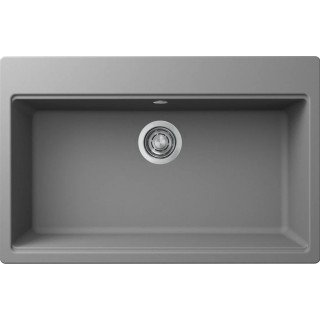 Chiuveta granit Elleci Time 130, Cemento G48, 790 x 510 mm