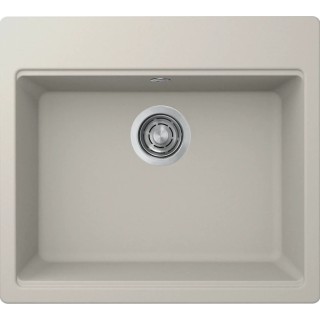 Chiuveta granit Elleci Time 105, Bianco Soft G39, 570 x 510 mm