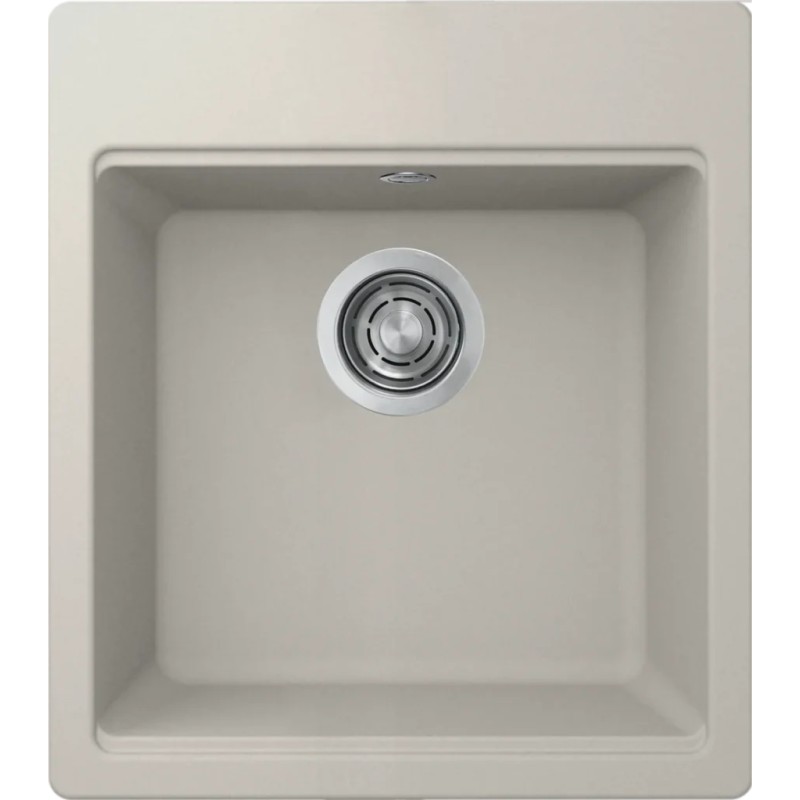Chiuveta granit Elleci Time 102, Bianco Soft G39, 450 x 510 mm