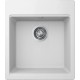 Chiuveta granit Elleci Time 102, Bianco G68, 450 x 510 mm