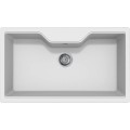 Chiuveta granit Elleci Fox 360, Bianco G68, 863 x 503 mm, o cuva