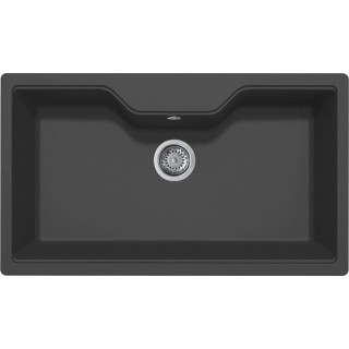 Chiuveta granit Elleci Fox 360, Antracite G59, 863 x 503 mm, o cuva