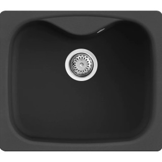 Chiuveta granit Elleci Fox 200, Antracite G59, 584 x 504 mm, o cuva