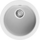 Chiuveta granit Elleci Fox Round, Bianco G68, diametru 451mm