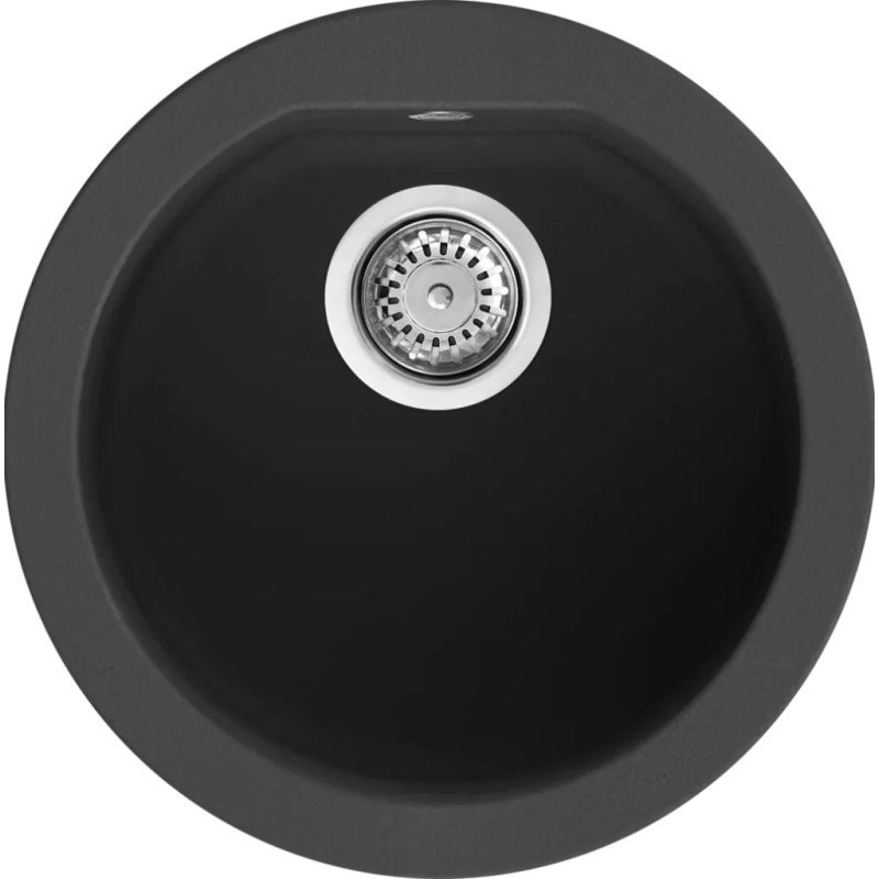 Chiuveta granit Elleci Fox Round, Antracite G59, diametru 451mm