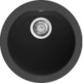 Chiuveta granit Elleci Fox Round, Antracite G59, diametru 451mm