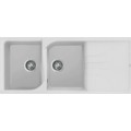 Chiuveta granit Elleci Ego 500, Bianco G68, 1160 x 500 mm, reversibila