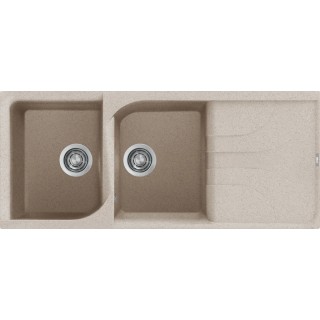Chiuveta granit Elleci Ego 500, Avena G51, 1160 x 500 mm, reversibila