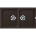 Chiuveta granit Elleci Ego 450, Espresso G78, 860 x 500 mm, reversibila