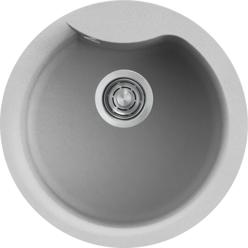 Chiuveta granit Elleci Ego Round, Nuvola M79, diametru 485 mm