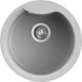 Chiuveta granit Elleci Ego Round, Nuvola M79, diametru 485 mm