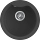 Chiuveta granit Elleci Ego Round, Antracite G59, diametru 485 mm