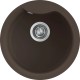 Chiuveta granit Elleci Ego Round, Espresso G78, diametru 485 mm