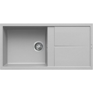 Chiuveta granit Elleci Unico 480, Cloud K88, 1000 x 500 mm, reversibila