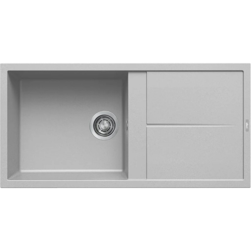 Chiuveta granit Elleci Unico 480, Cloud K88, 1000 x 500 mm, reversibila