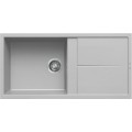 Chiuveta granit Elleci Unico 480, Cloud K88, 1000 x 500 mm, reversibila