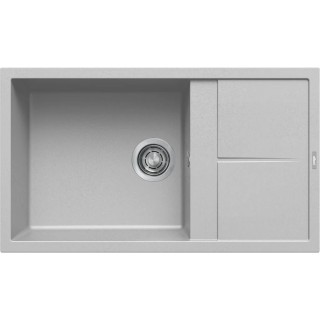 Chiuveta granit Elleci Unico 410, Cloud K88, 860 x 500 mm, reversibila